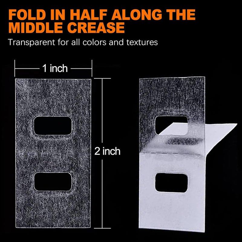 CoguZed 30 Sets (60 Pcs) Clear Vertical Blind Repair Tabs, Vertical Blinds Repair Kit, Vertical Blinds Replacement Slats，Pre-Cut Blind Fixers Peel Back Adhesive Ready to Use - Image 2